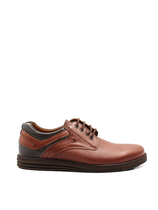 Antonio Shoes Men's Leather Casual Shoes Cognac