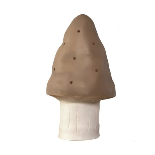 Egmont LED Kinder Dekorative Lampe Egmont Braun 15x15x28εκ.