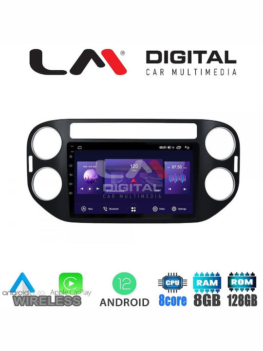LM Digital Автомобилна Аудио Система (Блутут/USB/WiFi/GPS/Apple-Carplay/Android-Auto) с Тъчскрийн 9"