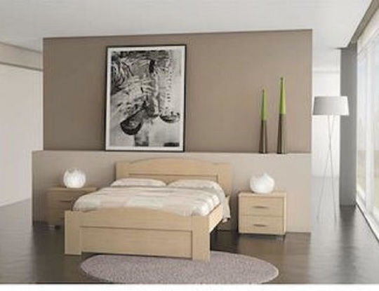 Set de Dormitor Wave Oak 140x200buc 3buc
