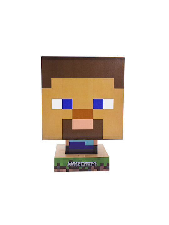 Paladone Lampă decorativă pentru copii Minecraft Steve Multicolor 11εκ.