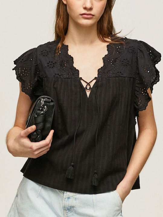 Pepe Jeans Anaise Γυναικεία Καλοκαιρινή Μπλούζα...
