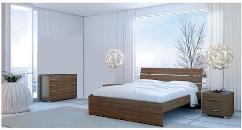 Set de Dormitor Notă Nuci 150x200buc 4buc