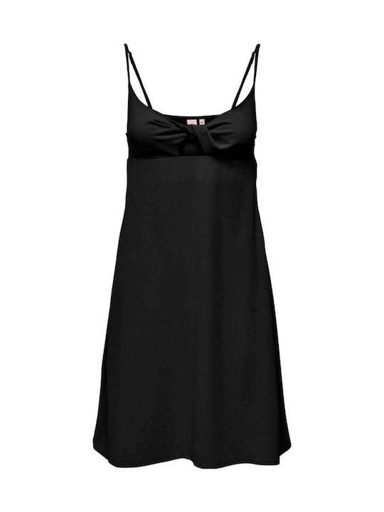 Only Sommer Mini Kleid Schwarz