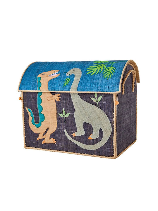 Rice din Țesătură Dinozauri Multicolor 52x43x32cm 1buc