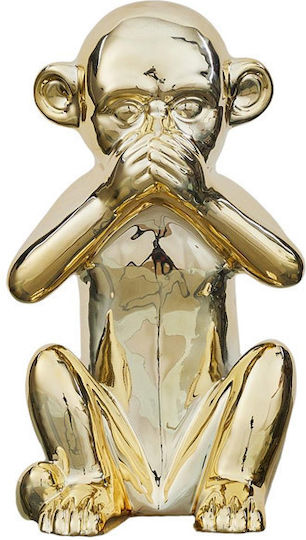 The Home Deco Factory Decorative Monkey made of Ceramic 17x15x28cm 1pcs