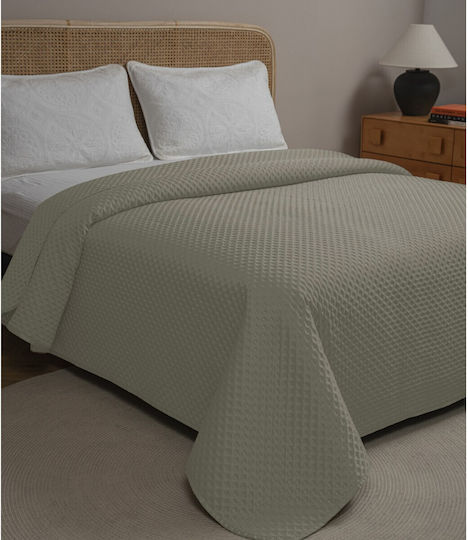 Adam Home Imperial Tagesdecke Übergröße Mikrofaser Braun 220x240cm