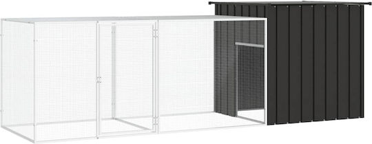 vidaXL vidaXL Galvanized Steel Poultry Coop M3 x P1 x H0.91m