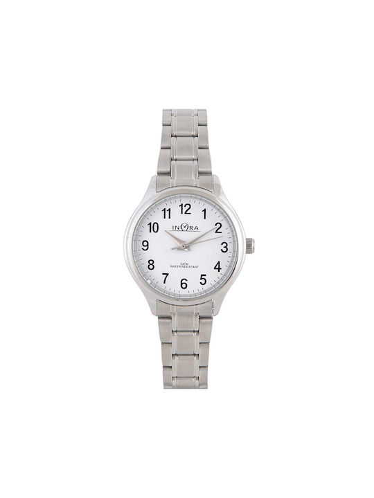 Inora Watch with Silver Metal Bracelet