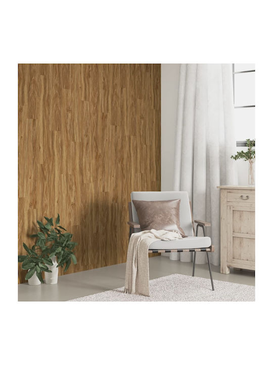 3D Wall Panels PVC Brown 91.5x15cm