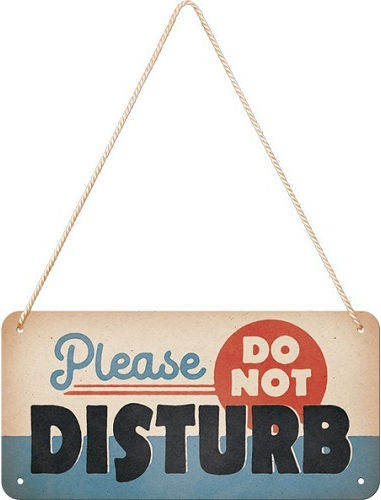 Nostalgic Art από Μέταλλο Do Not Disturb 10x20x10cm