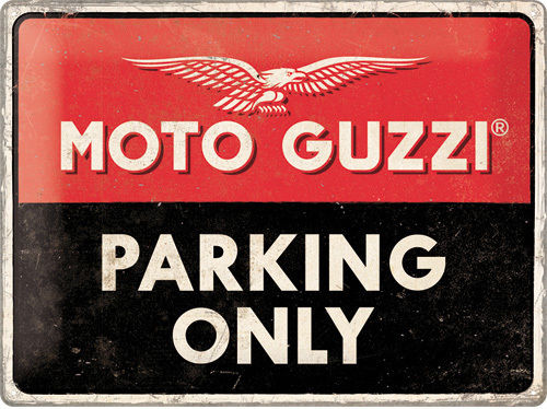 Nostalgic Art 3D Табела Moto Guzzi - Parking Only 40x30см Nostalgic Art 3D Табела Moto Guzzi - Parking Only 40x30см