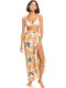 Roxy Cool Lovely Sarong Pink Women's Pareo Floral