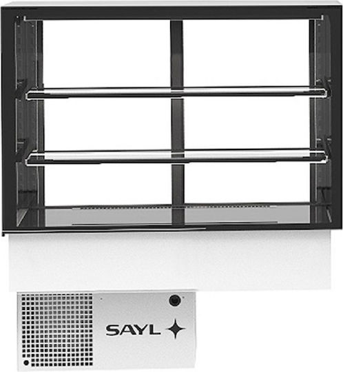 Sayl Barcelona Kühlvitrine Tischgerät mit 3 Ebenen 100x60x51.5cm