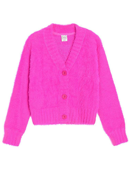 Cool Club Girls Cardigan with Buttons Fuchsia