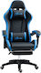 Vinsetto 921-618V01BK Gaming Chair with Footres...