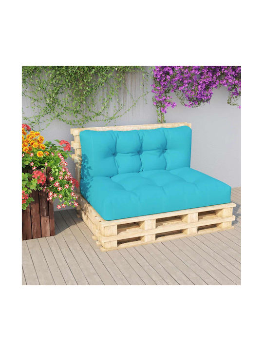 vidaXL Pallet Sofa Cushion Turquoise 2pcs 80x12...