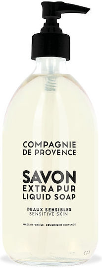 Compagnie De Provence Flüssige Seife Marseille mit Pumpe Ohne Duft 495ml