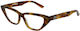 Balenciaga Weiblich Kunststoff Brillenrahmen Schmetterling Braun Schildpatt BB0128O-002