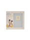 Disney Mickey Παιδική Κορνίζα Ξύλινη Χρυσή 18.5x18.5cm