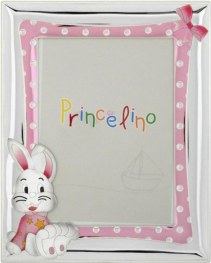 Prince Silvero Silver Photo Frame Bunny 13x9cm