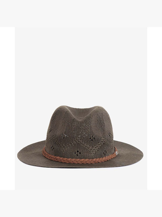 Barbour Wicker Women's Panama Hat Flowerdale Brown