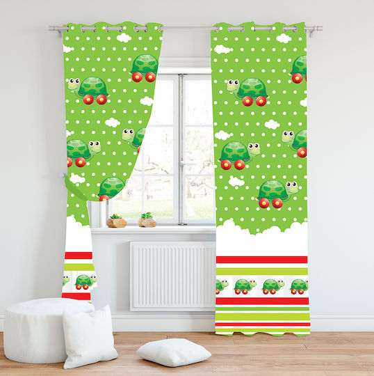 Mc Decor Turtle Curtain with Grommet Tops