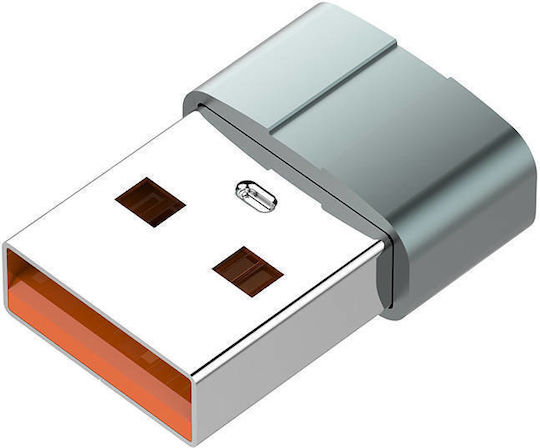 Ldnio LC150 Μετατροπέας USB-A male σε USB-C female Ασημί 1τμχ
