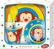 Die Spiegelburg Feeding Set Monkey made of Plastic Multicolour 4pcs for 12+ months