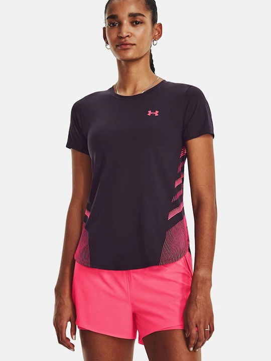 Under Armour Femeie Sport Tricou Uscare rapidă Violet