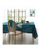 Atmosphera Τραπεζομάντηλο Βαμβακερό Chambray Μπλε 140x240εκ.