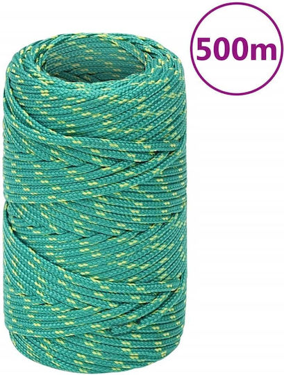 vidaXL Σnur Tricotat 2mm Polipropilenă 5.4kg Green