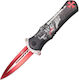 Amont Pocket Knife Red with Blade made of Stainless Steel