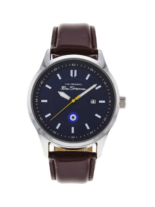 Ben Sherman Uhr Batterie mit Braun Lederarmband