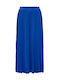 Only Pleated High Waist Maxi Skirt Dazzling Blue