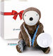 Whisbear Παιχνίδι Ύπνου Sloth από Ύφασμα με Λευκούς Ήχους για Νεογέννητα