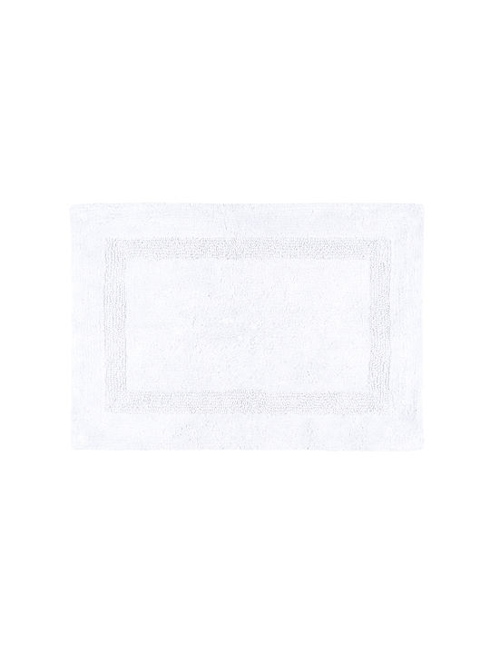 Spitishop Πατάκι Μπάνιου Βαμβακερό S-F Softness BT2A917001 Λευκό 50x80εκ.