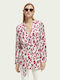 Scotch & Soda Blazer pentru femei Sacou Fuchsia