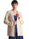 Ale - The Non Usual Casual Lang Damen Blazer Beige