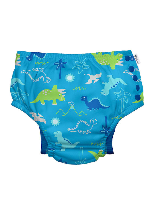 Green Sprouts Costum de baie pentru copii Scutece de înot Albastră