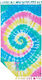 Slowtide Willow Spiral Dye Плажна Кърпа с Косъм 185x96см