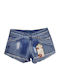 Y-SATIS JEAN SHORT BLUE