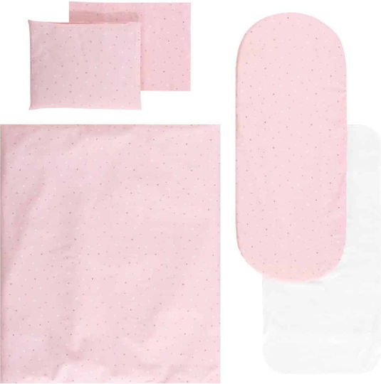 Lorelli Stroller Bedding Set Stroller Pink Pink Sky