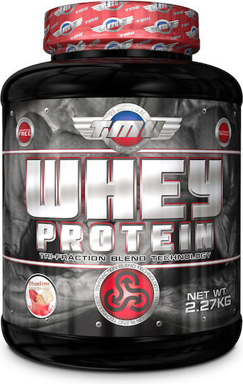 Whey Protein Протеин Суроватъчен без лактоза с Вкус Бял шоколад ягода 2.27kg