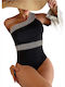 One piece swimsuit black