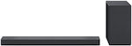 LG SC9S Soundbar 400W 3.1.3 mit Kabelloser Subwoofer und Fernbedienung Schwarz