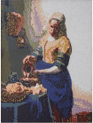 GRAFIX Diamond painting ψηφιδωτό Milkmaid 40x50cm