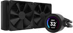 NZXT Kraken 240 Elite Wasserkühlung für Prozessor Doppelter Ventilator 120mm für Sockel AM4/AM5/1700/1200