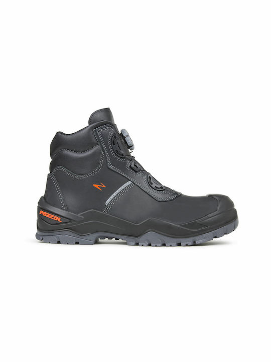 Pezzol Carter Waterproof Boots Safety S3 with Certification P, ESD , FO , SRA, SRB, SRC,WRU 203BB-031