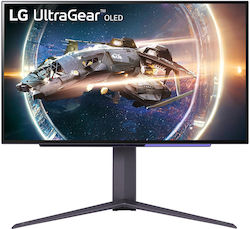 LG UltraGear 27GR95QE-B OLED HDR Gaming Monitor 27" QHD 2560x1440 240Hz με Χρόνο Απόκρισης 0.03ms GTG